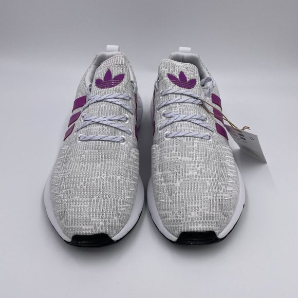 adidas Swift Run 22 Cloud White / Lilac White Womens Shoes - Picture 3 of 8